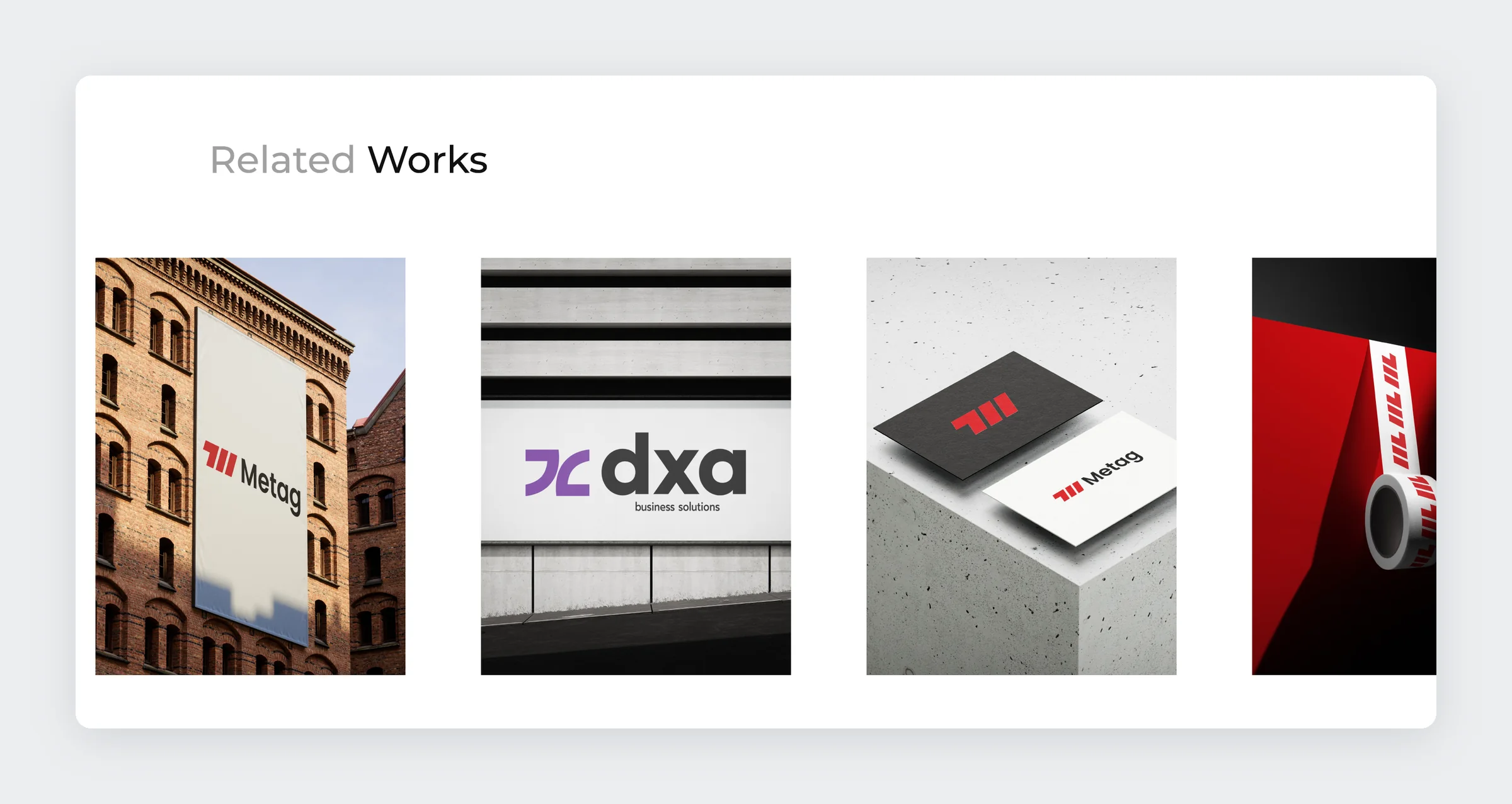 Related works: brand applications for Metag and dxa
